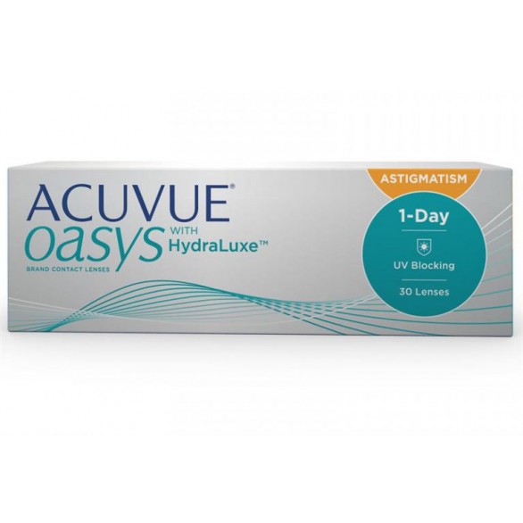 ACUVUE® OASYS 1-DAY with HydraLuxe™ for ASTIGMATISM (4-Box Package)
