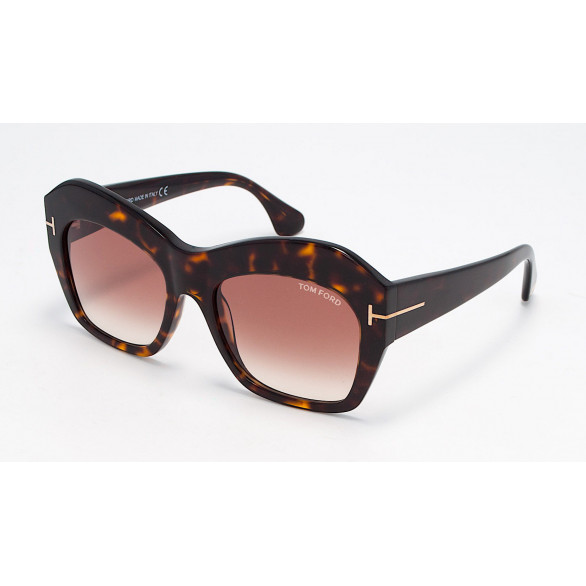 Tom Ford Sunglasses with Aviator Style Tortiseshell Frames 0534_52F